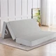 Folding Mattress Queen Size Memory Foam 6 Inch Portable Grey 58x75x6 CYMULA