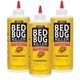Harris HDE-8 Bed Bug Powder Diatomaceous Earth, 8oz, Yellow Pack of 3