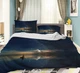 3D Starry Sky Lake Landscape Quilt Cover Set Bedding Sets Pillowcases