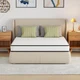 6 Inch Hybrid Mattress - Memory Foam & Innerspring, Medium Firm, CertiPUR-US