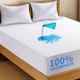 OhGeni 100% Waterproof Mattress Protector, Queen Size, Fitted Queen, White 