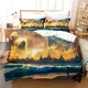 3D Aurora Starry Sky Castle Quilt Cover Set Bedding Sets Pillowcases