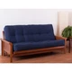 Blazing Needles Renewal 10 In Twill Full size Futon Mattress Navy