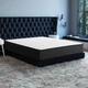 10 Inch Queen Size Hybrid Mattress with Gel Memory Foam and Pocket Coils, White
