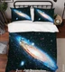 3D Space Galaxy Starry Sky Quilt Cover Set Bedding Sets Pillowcases