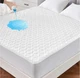 Lunsing Waterproof Full Mattress Protector, Soft Breathable and Noiseless Queen