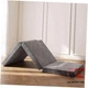 Swbvs Tri-Fold Memory Foam Mattresses, 4 inch Twin Folding 4inch-Tw" Grey