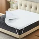 BedsPick Memory Foam Mattress Topper Twin Size, 3 Inch Gel-Infused, Machine