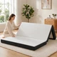 HOMCOM Trifold Mattress, 6 Inch Memory Foam Mattress, 80" x 60" x 6"