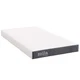 Modway Mila 6" Modern Style Memory Foam Twin Mattress in White (Set of 2)