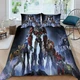 Edge Stone Mist 3D Printing Duvet Quilt Doona Covers Pillow Case Bedding Sets
