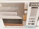 INTEX  DURA BEAM DELUXE ULTRA PLUSH HEADBOARD AIR MATTRESS  18 "HEIGHT QUEEN