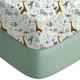 Pack and Play Sheets Fitted, Mini Crib Sheets 2-Pack for Pack N Play Mattress, S