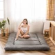 Floor Mattress Twin Foldable Tatami Sleeping Pad Roll Up Charcoal Grey MAXYOYO