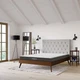 Modway 6" Cool Gel-Infused Firm King Memory Foam Mattress With 10 Year Warranty