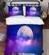 3D Space Moon Galaxy Starry Sky Quilt Cover Set Bedding Sets Pillowcases