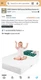 Babelio Cloud 1 Breathable Memory Foam Crib Mattress, White 52 x 27.5"