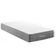 Modway Flexhaven 10" Modern Style Memory Foam Twin Mattress in White