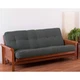 Blazing Needles Renewal 8 In Twill Full size Futon Mattress Steel Grey