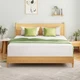 Queen Mattress 14 Inch Memory Foam 80 L x 60 W White EGOHOME Cooling Green Firm