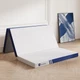 Folding Mattress Topper Queen 4 Inch Memory Foam Portable Avenco Trifold Guest