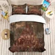 Yellow Mist Smoke 3D Printing Duvet Quilt Doona Covers Pillow Case Bedding Sets