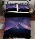 3D Japan Mt. Fuji Starry Sky Night View Quilt Cover Set Bedding Sets Pillowcases