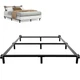 King Size Metal Bed Frame 7 Inch Support Bed Frame for Box Spring and Mattress S