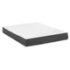 Pemberly Row 8" Firm Gel Infused King Memory Foam Mattress in White