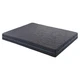 Pemberly Row 8" Fabric Twin Gel Memory Hybrid Mattress in Gray