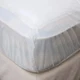 Home Expressions 4Gauge Vinyl Plastic Queen 80" x 60" x 11.5 Deep, White