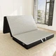 Memory Foam Trifold Mattress, Twin Portable Floor Bed 4 Inch, Foldable Mat wi...