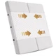 Split King Gap Filler for Adjustable Bed &ndash; Mattress S - M - L - XL, White