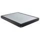 Pemberly Row Modern 5" Fabric Queen Low Profile Foundation in Gray