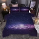 starry sky with light 3D Print Duvet Quilt Doona Covers Pillow Case Bedding Sets
