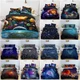 Starry Planet Duvet Cover Set Pillowcase Twin Full Queen King Sizes Quilt Covers