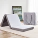 Kingfun Memory Foam Folding Mattress, 4 Inch Gel-infused Foldable Floor