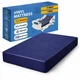 Greaton, 7Inch Medium Firm Water Resistance Nylon Vinyl Foam Mattress, Noisel...