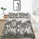 Banana Trees Mist Of Island 3D Quilt Duvet Doona Cover Set Pillow case Print