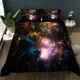3D Space Galaxy Starry Sky Quilt Cover Set Bedding Sets Pillowcases