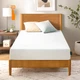 Zinus 6 Inch Twin Green Tea Memory Foam Mattress [New Version], Twin, White 