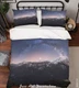 3D Mountains Starry Sky Night Scene Quilt Cover Set Bedding Sets Pillowcases