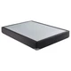 Pemberly Row 9" Transitional Fabric Twin XL Box Spring Foundation in Gray