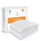 Sleep Mantra Waterproof Mattress Protector - Terry - Breathable, Twin, White 