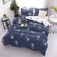 Galaxy Duvet Cover Set Queen, Planet Microfiber  for Teen Kids Boys