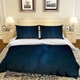 3D Space Starry Sky Galaxy Quilt Cover Set Bedding Sets Pillowcases