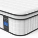 INOFIA 8-INCH TWIN XL COMFORT HYBRID MATTRESS - BLACK/WHITE