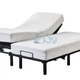 Kingnex Waterproof Split King Mattress Protector for Adjustable Beds Noiseles...