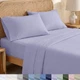 Queen Bed Sheets 100% Percale Cotton Deep Pockets Lavender Mist California Size