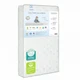 Mini Crib Mattress set 3-Inch Galaxy Theme Portable Bedding White